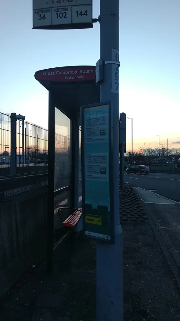 Cambridge Roundabout East (Stop WT)